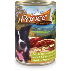 Prince Premium Cielęcina Wołowina Gruszka 400g karma mokra dla psa