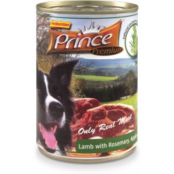 Prince Premium Jagnięcina Rozmaryn Jabłka 400 g mokra karma dla psa