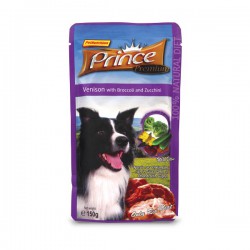 Prince Premium  Jeleń Brokuły Cukinia 150g mokra karma dla psa