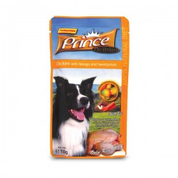 Prince Premium Kurczak Mango Słodkie ziemniaki 150g mokra karma dla psa