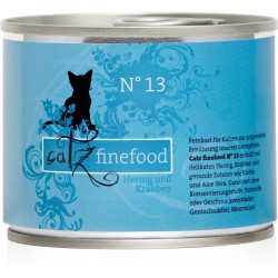 Catz finefood No.13 śledź & krewetki 200g mokra karma dla kota