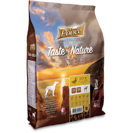 Prince Taste of Nature karma sucha dla psów dorosłych – kaczka z batatami  4 kg