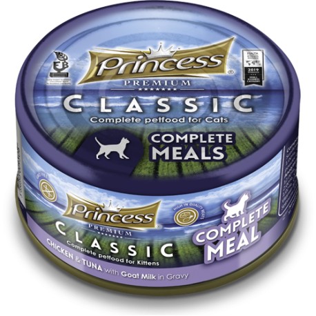 Princess Filety Complete Meal  Kurczkak Tuńczyk Kozie mleko 170gr