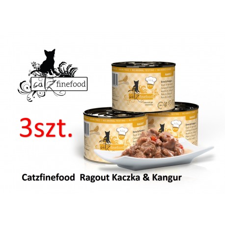 Catz Finefood Ragout 180g - kaczka z kangurem