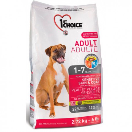 1st Choice Dog Adult Sensitive Skin & Coat 15kg