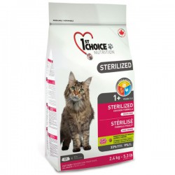 1st Choice Cat Sterilized BEZ ZBÓŻ 2,4kg sucha karma dla kota
