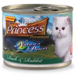 Princess Nature's Power Kaczka Królik 200g karma mokra dla kota