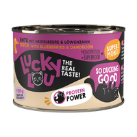 Lucky Lou Super Mono mokra karma dla kota z mięsa kaczki 200g