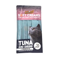 Princess SOFT Creams Tuna & Shrimps mokre, pyszne i delikatne jedzenie dla kota 4x14g