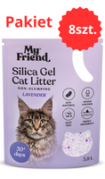My Friend My Friend żwirek Silica Lavender 3,8lPakiet x8
