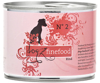 Dogz finefood No.2 wołowina 200g mokra karma dla psa