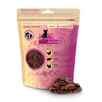 Catz finefood Meatz Essential Mix  45 gr przysmak dla kota z suszonego mięsa 98%