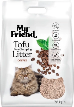 My Friend Tofu Żwirek dla kota zbrylający Kawowy 7,5 kg 2mm 18 litrów