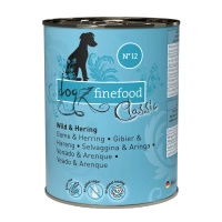 Dogz finefood No.12 dziczyzna & śledź 400g mokra karma dla psa