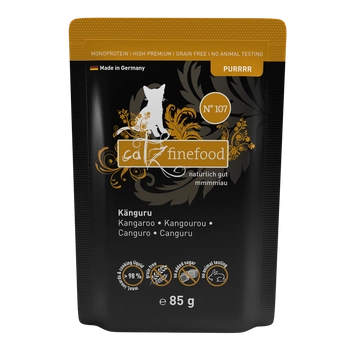 Catz finefood Purrrr No. 107 kangur 85g mokra karma dla kota