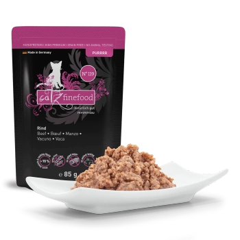 Catz finefood Purrrr N° 119 - wołowina 85g karma mokra dla kota