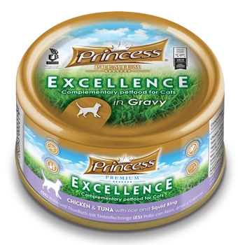 Princess Excellence Kurczak Tuńczyk Kalmary 70g karma mokra dla kota