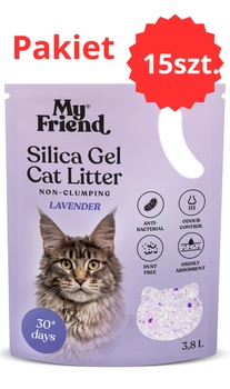 My Friend My Friend żwirek Silica Lavender 3,8lPakiet x2
