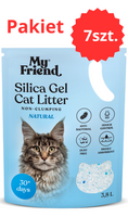 My Friend Natural Silica Żwirek Silikonowy Dla Kota 8 sztuk x 3,8 L