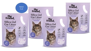 My Friend My Friend żwirek Silica Lavender 3,8lPakiet x4