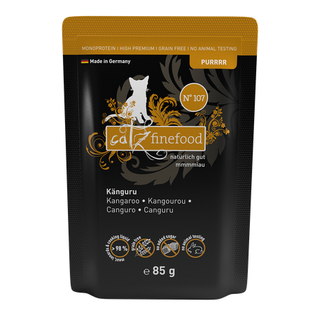 Catz finefood Purrrr No. 107 kangur 85g mokra karma dla kota