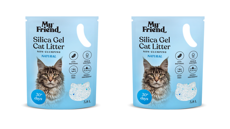 My Friend żwirek Silica Natural 3,8l Pakiet x2