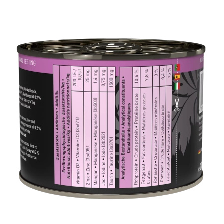 Catz finefood Purrrr No. 111 jagnięcina 200g mokra karma dla kota Hipoalergiczna