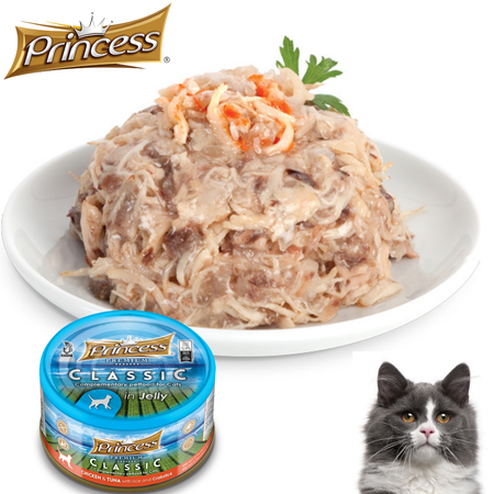 5+1 PROMO Princess Premium Kurczak Tuńczyk Krab 170g 