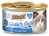Princess Gold Mousse Okoń 85gr mokra karma dla kota z okoniem w formie musu