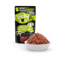 Lucky Lou SuperMono Dzik 125g Monobiałkowa karma dla kocich alergików