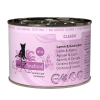 Catz finefood No.11 jagnięcina & królik 200g mokra karma dla kota