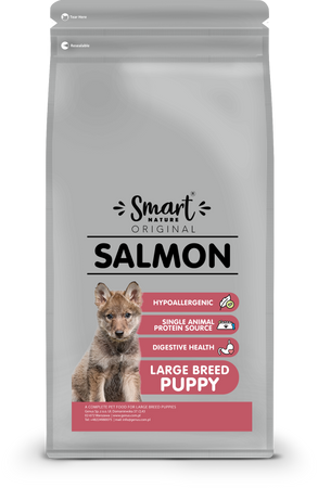 Smart Nature Original Puppy SINGLE PROTEIN  Salmon 2 kg sucha karma dla szczeniąt bez zbóż, z mięsa łososia