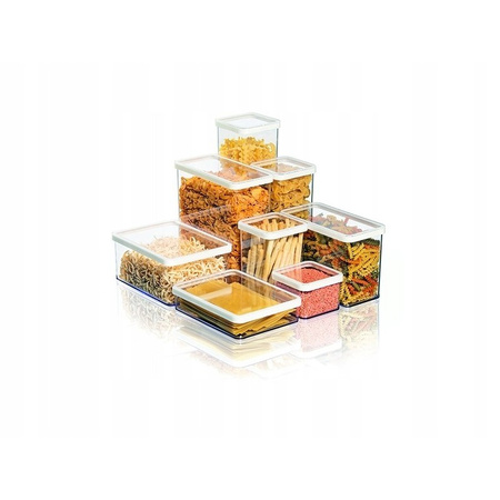 Rotho Pojemnik  wysoki 1.5 l LOFT transparentny/czarny
