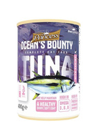 Princess Oceans Bounty 100% Tuna Krewetki 400 g Mokra karma dla kota bez kurczaka i bez zbóż