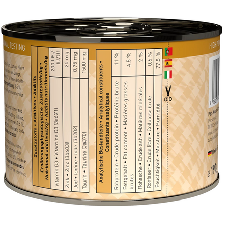 Catz Finefood Ragout No 607- kaczka z kangurem 180g mokra karma dla kota