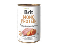 Brit Mono Protein Turkey 400g  karma mokra dla psa z indykiem