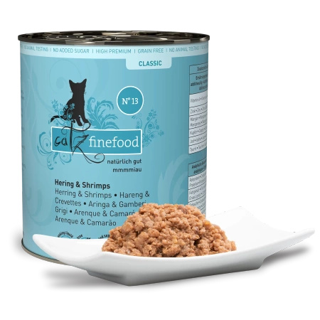 Catz finefood No.13 śledź & krab 800g karma dla kota