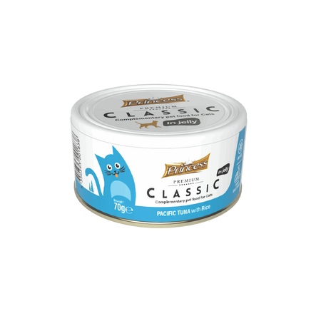Princess Classic 70g Tuńczyk Pacyficzny 7+1 mokra karma dla kota w galaretce 
