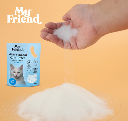 My Friend Micro Silica Żwirek Silikonowy Dla Kota PROM 4 sztuki x 3,8L