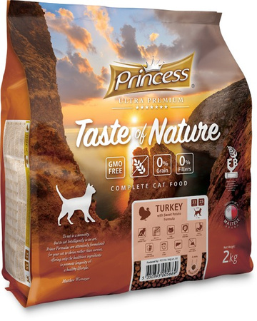 Princess Ultra Premium Taste of Nature Turkey No Grain Single Protein z mięsem indyka 2 kg