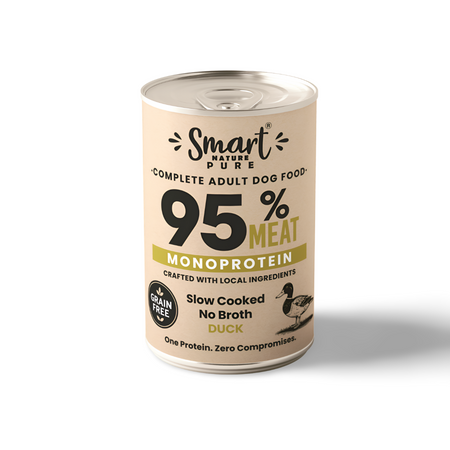 Smart Nature Pure DUCK 95% MIĘSA Monoproteinowa wysokomięsna karma mokra dla psa 