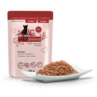 Catz finefood Kitten No.03 Drób 85g mokra karma dla kociąt