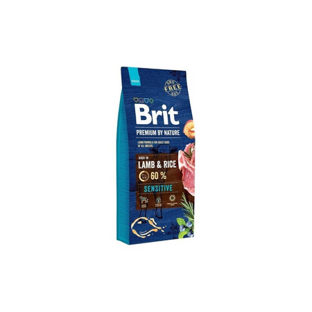 Brit Premium By Nature Sensitive Lamb 15kg sucha kama dla psa