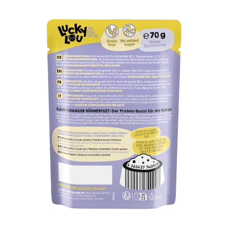 Lucky Lou® Extra Food filet z kurczaka w bulionie w saszetce 70 g