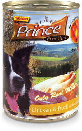 Prince Paleo Kurczak Kaczka Mandarynki 400 g mokra karma dla psa
