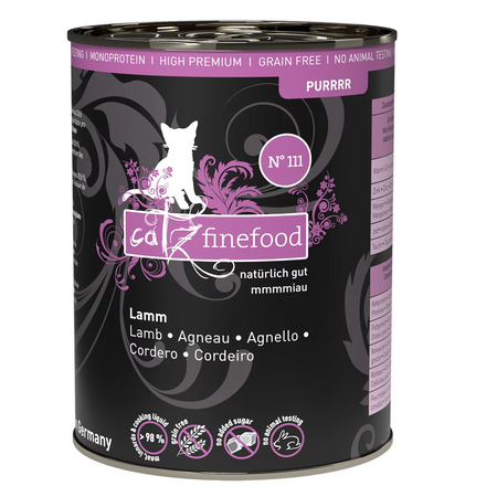 Catz finefood Purrrr No. 111 jagnięcina 400g mokra karma dla kota
