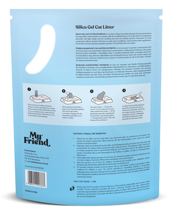 My Friend żwirek Silica Natural 3,8 L ( 1,5kg)