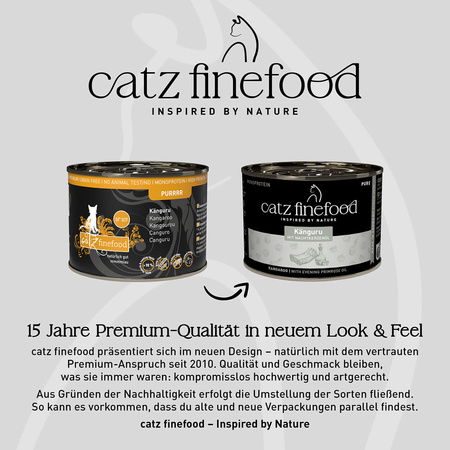 Catz finefood Purrrr No. 107 kangur 200g karma mokra dla kota