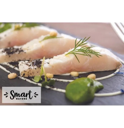 Smart Nature Dog Skin Coat Fish 100g Próbka. Karma bez zbóż, 50% mięsa ryb łososia i pstrąga dla wszystkich psów, bez kurczaka