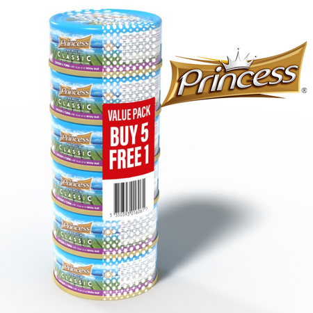 5+1 PROMO Princess Premium Kurczak Tuńczyk Szprocik 170g 